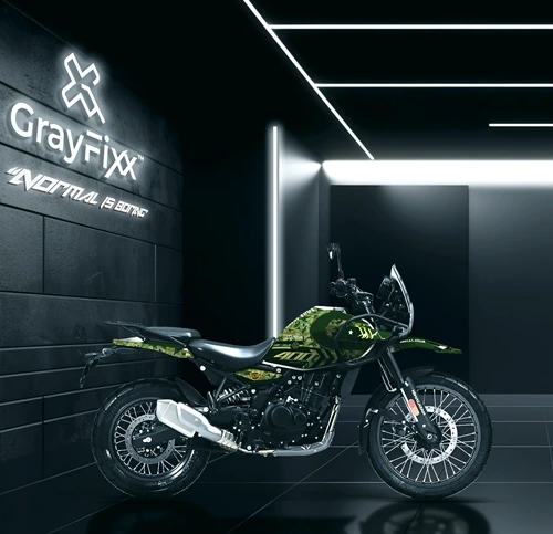 Himalayan 450 Full Body Sticker | Made in Premium Gloss Vinyl with FPF (Fade Protection Film), Waterproof, Precut Sticker, Pack of 1 for Both Side